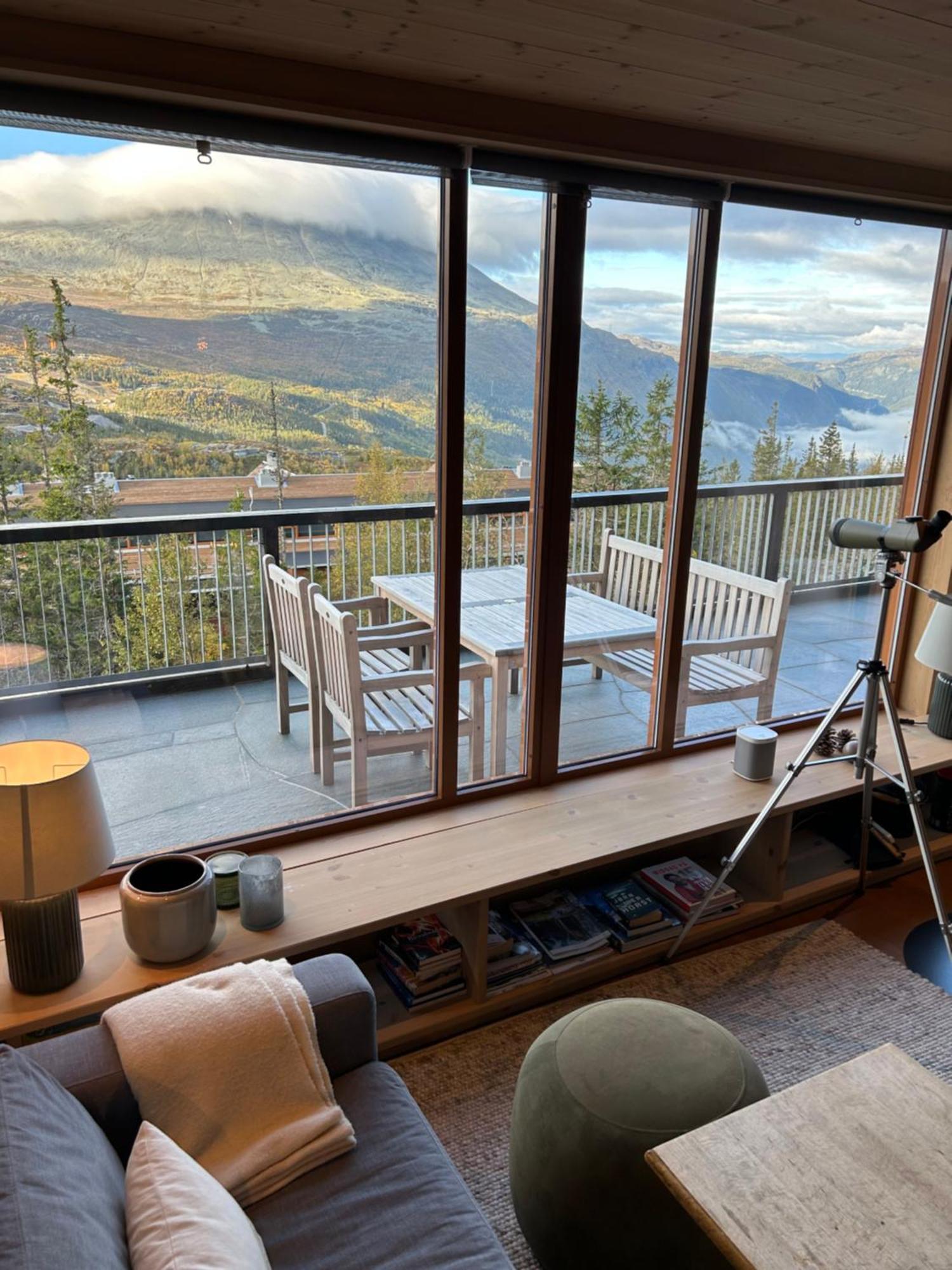 Astonishing Mountain Lodge At The Top Of Gaustablikk, 25M2 West Facing Terrace, 3 Bedrooms Exterior photo